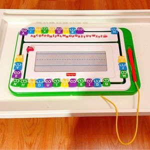 Fisher Price Think And Learn AlphaSlider Writer With Stylus Slide Letters Toy